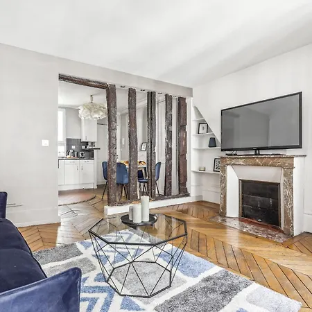 Апартаменты Bnbnova - Le Marais & Place De La Republique - 2br *